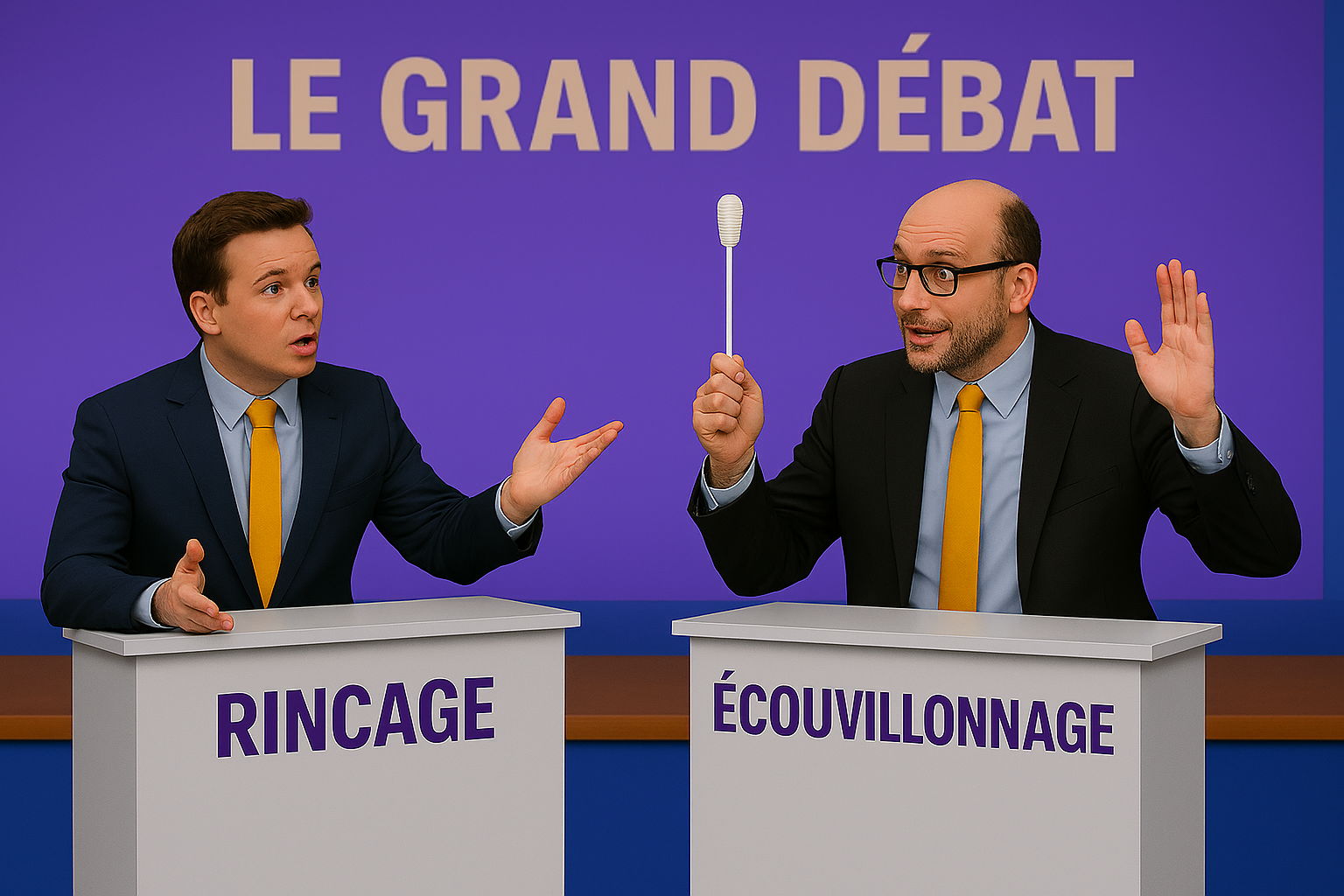 Le grand débat : écouvillonnage ou rinçage